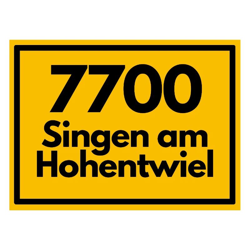 OLD POSTCODE ZIP CODE 7700 SINGEN AM HOHENTWIEL