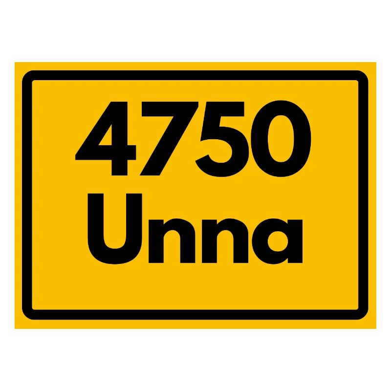 ANCIEN CODE POSTAL RÉTRO 4750 UNNA