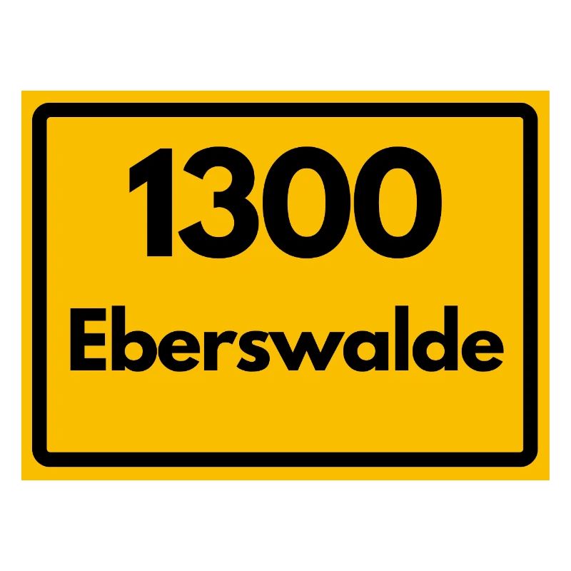ALTE POSTLEITZAHL PLZ RETRO 1300 EBERSWALDE HEIMAT
