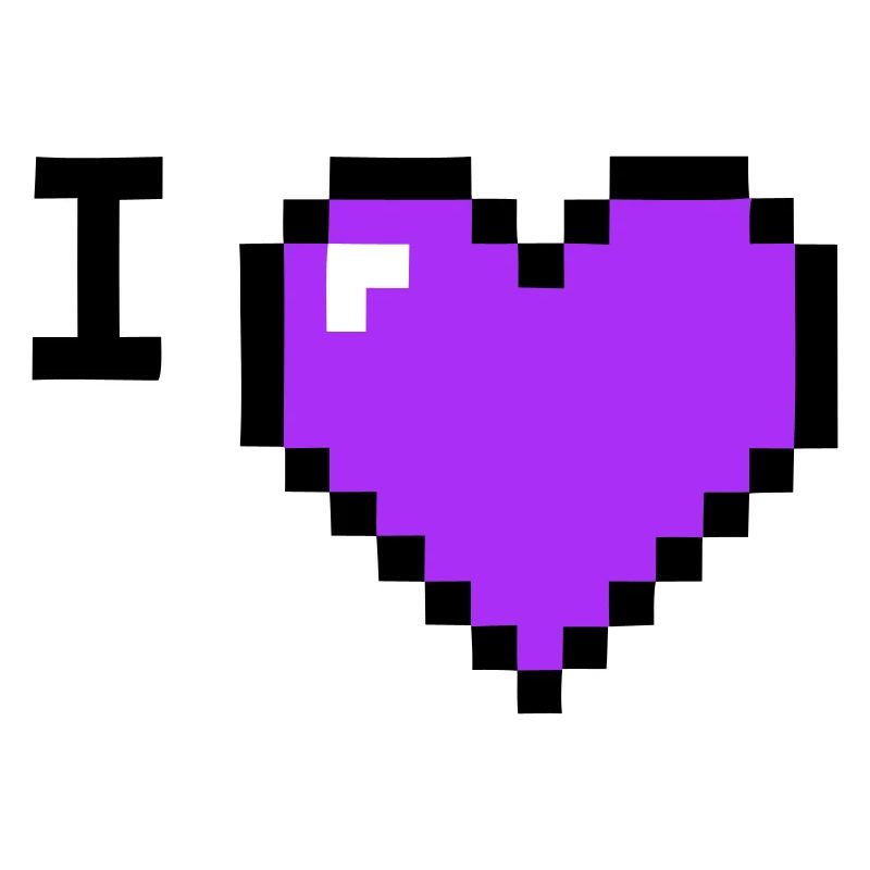 I Love Herz Platzhalter Text