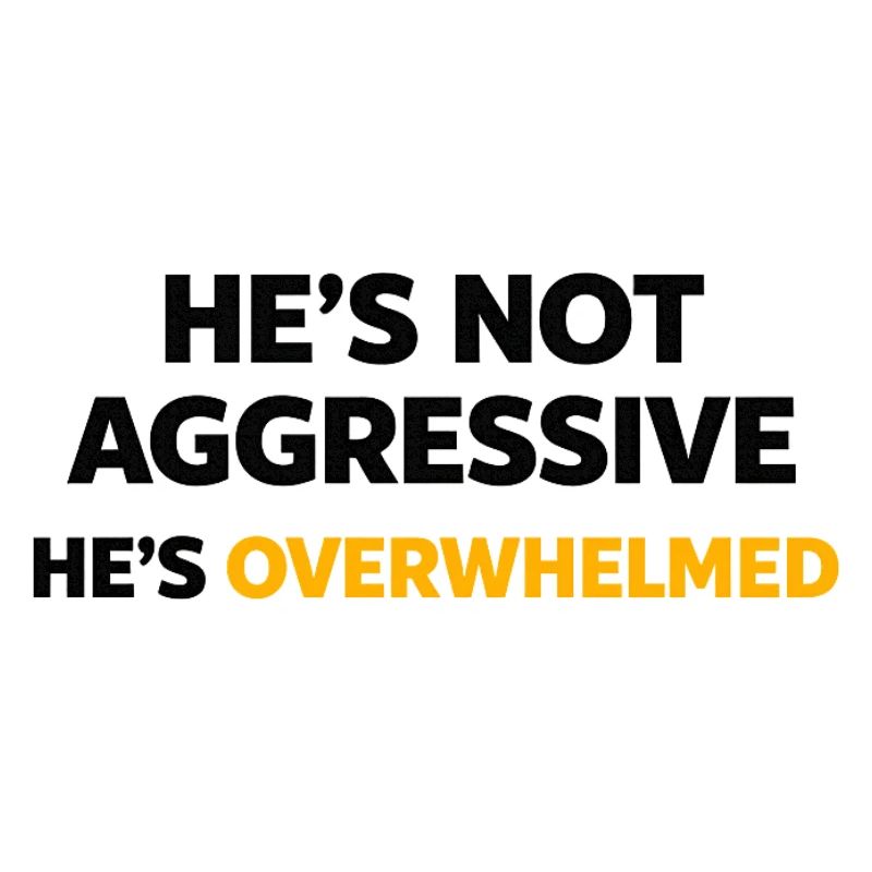Overwhelmed instead of aggressive – saying tea