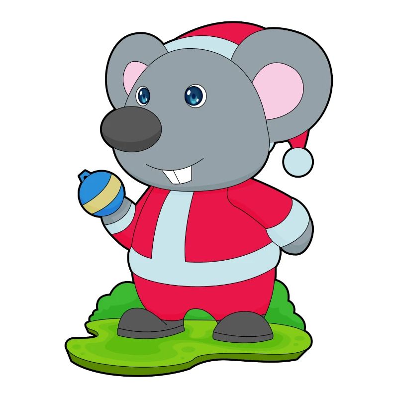 Maus Weihnachten Weihnachtskugel