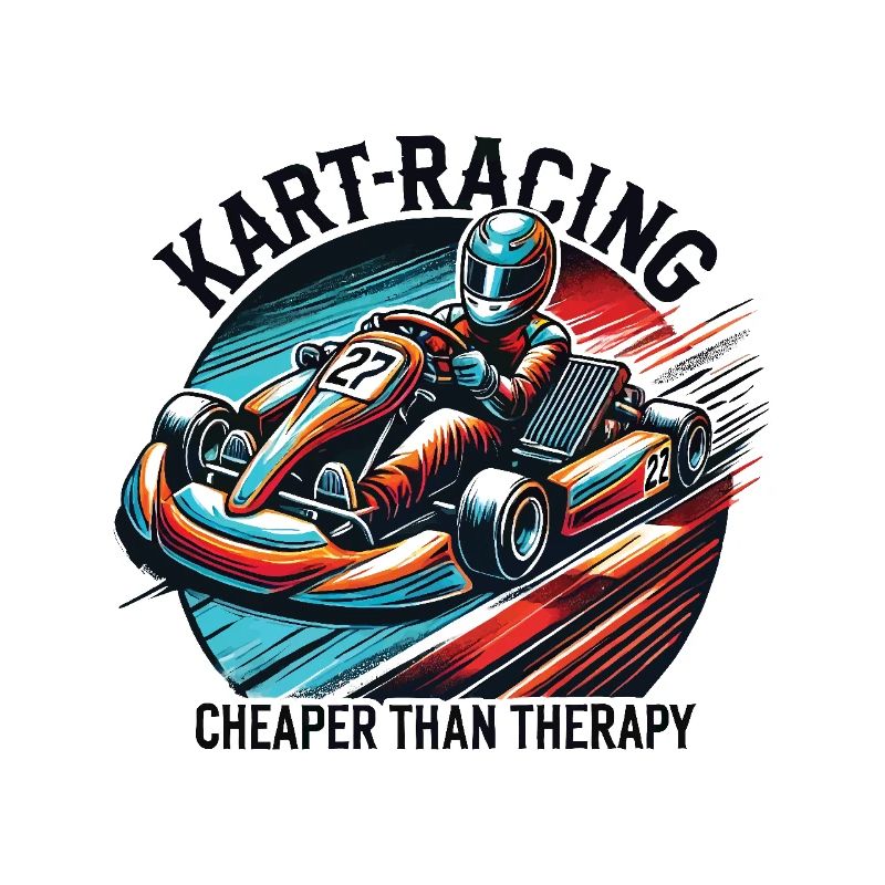 Kart racing billigere end terapi sjovt ordsprog