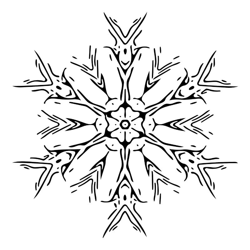 Mandala Lines Abstract Shape Pattern