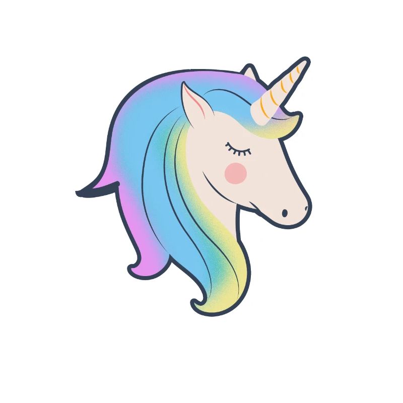 Sei ein anderes Einhorn