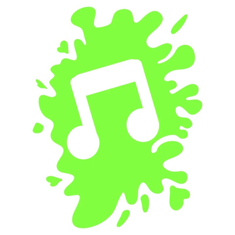 Musiknote Klecks