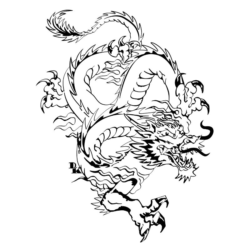 Chinese Dragon 2 by DK