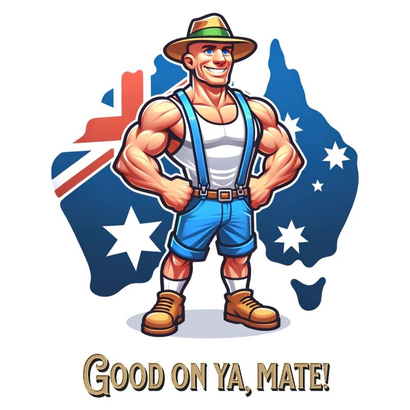 Australia Funny Design