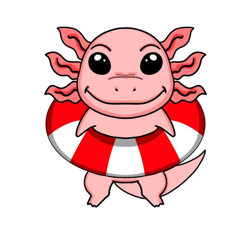Axolotl Zwem reddingsboei