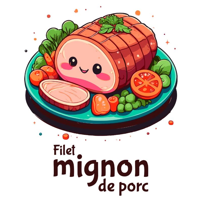 Pork tenderloin - Dark text