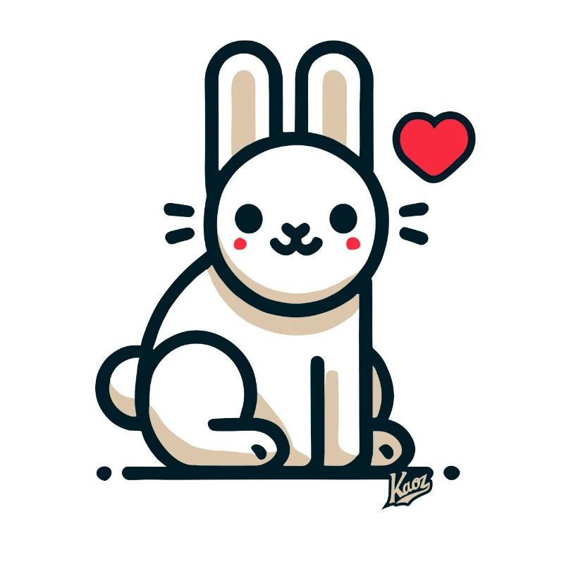 Liebe Herz Hase