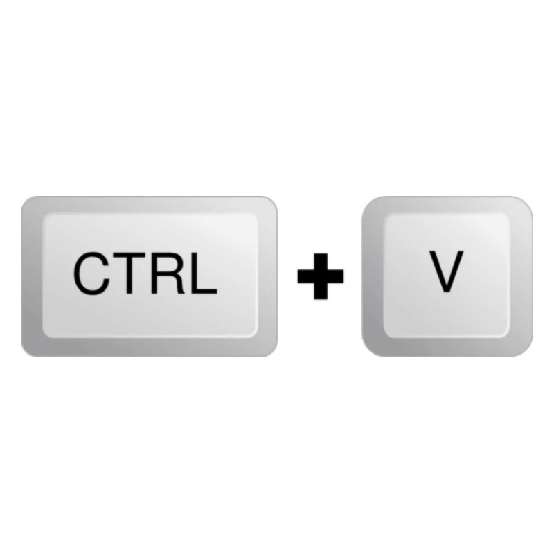 Ctrl + V