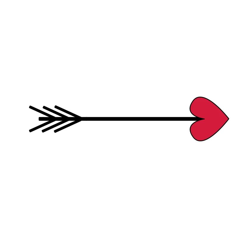 Pfeil Herzpfeil Geschenkidee Valentinstag liebe