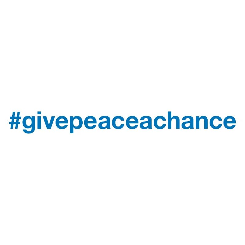 PEACE Hashtag