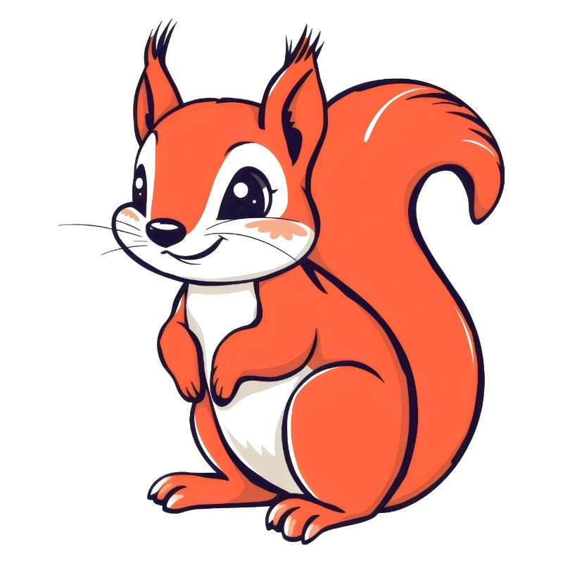 Süßes kleines Eichhörnchen