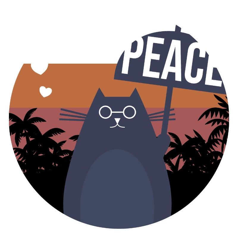 Black Cat for Peace