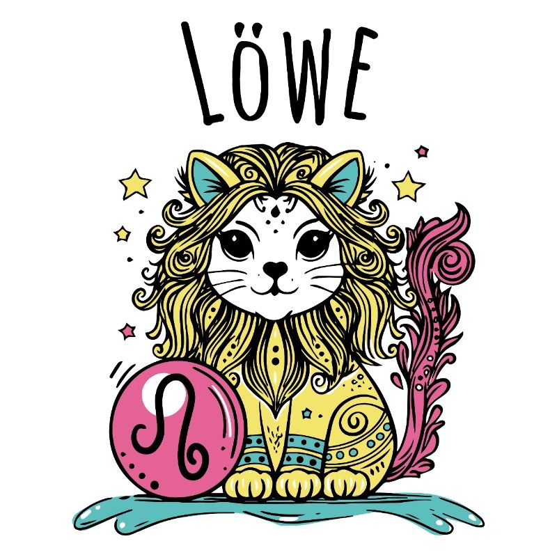 Löwe Katzen Sternzeichen - Sternbild Löwe