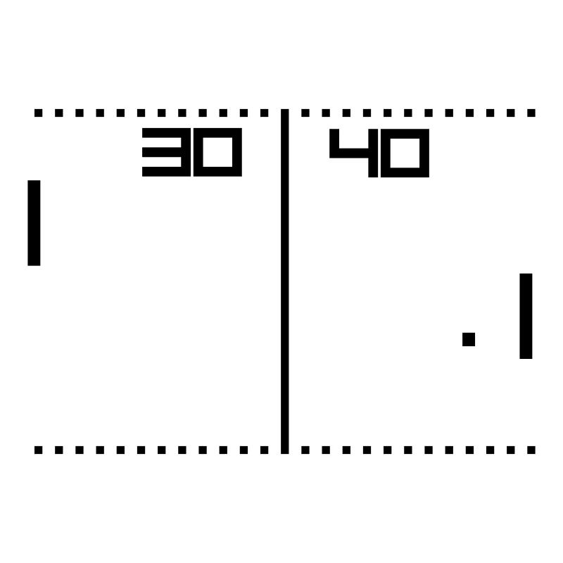 vintage tennis game