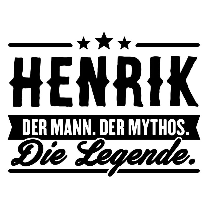 Man Myth Legend Henrik