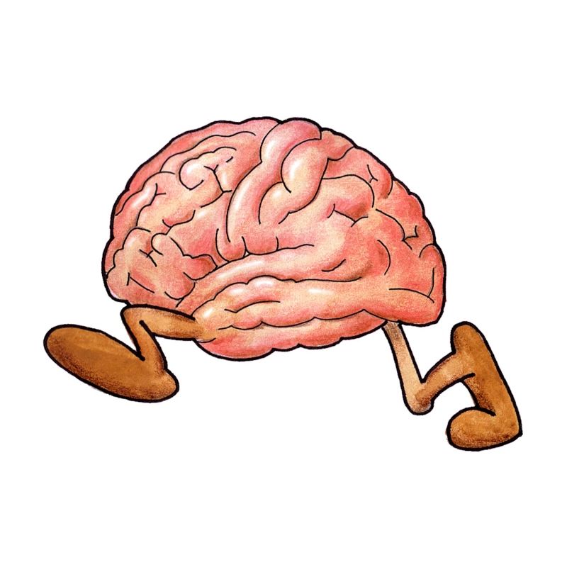 Rennendes brain
