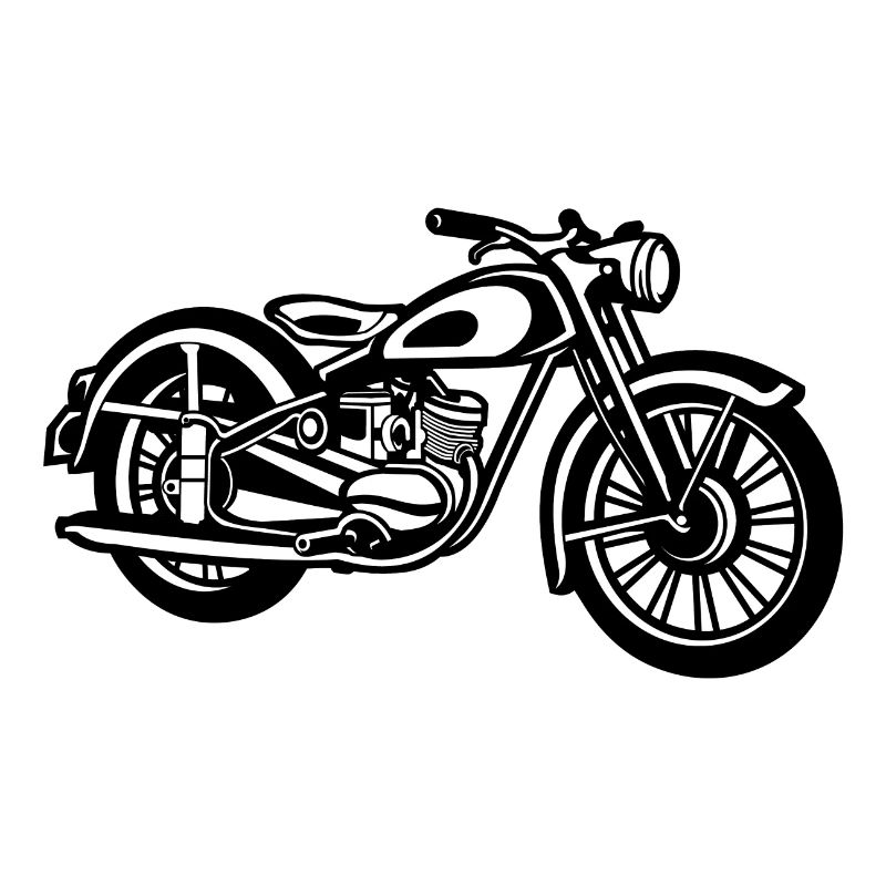 Motorrad / Classic Motorcycle 04_schwarz