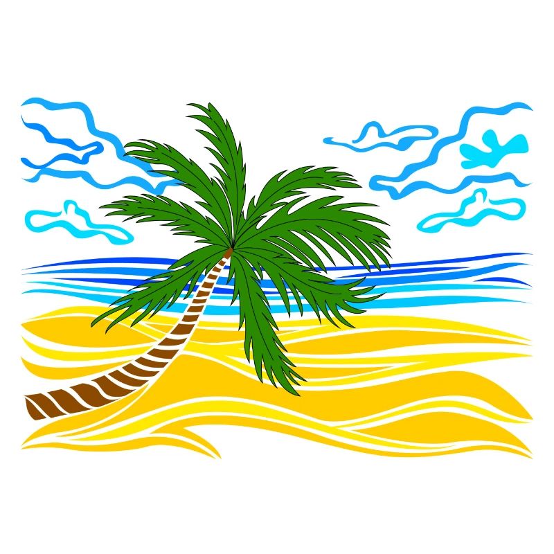 palmier sur la plage