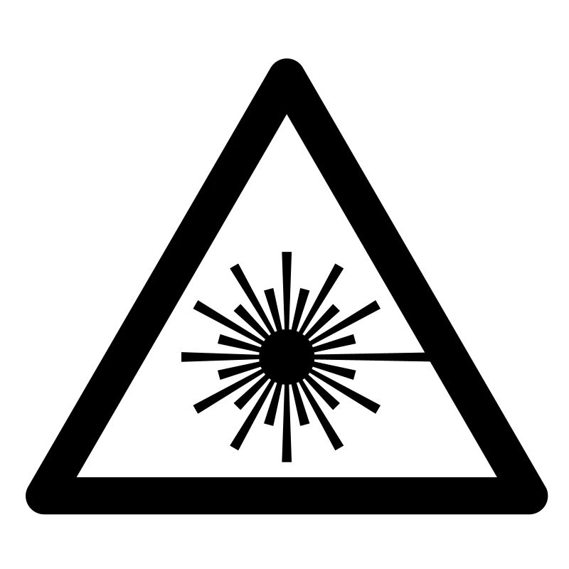 Symbole de danger - Laser Light