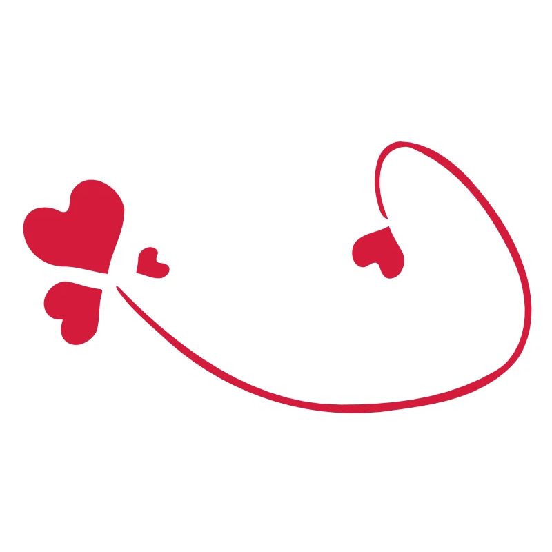 red hearts