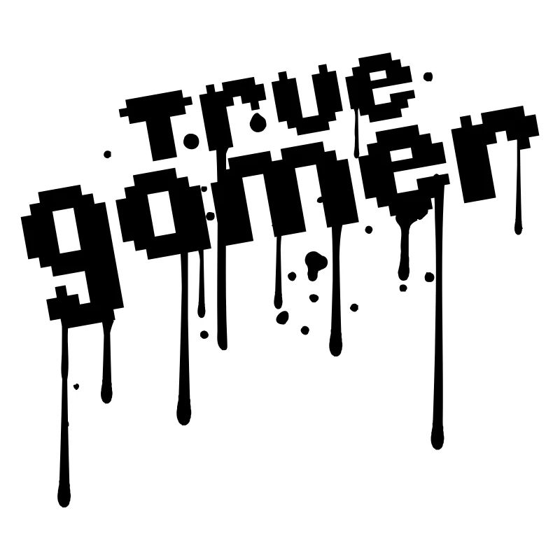 pixel true gamer 8 bit retro alt schrift text blut