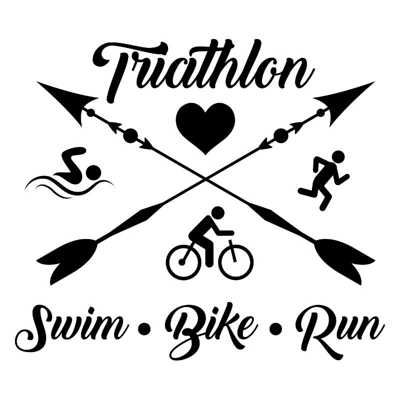 Triathlon Course à pied Natation Cyclisme