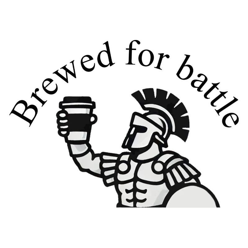 Brewed for battle - Gladiator coffee design