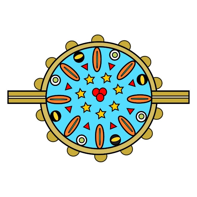 Mandala avec étoiles