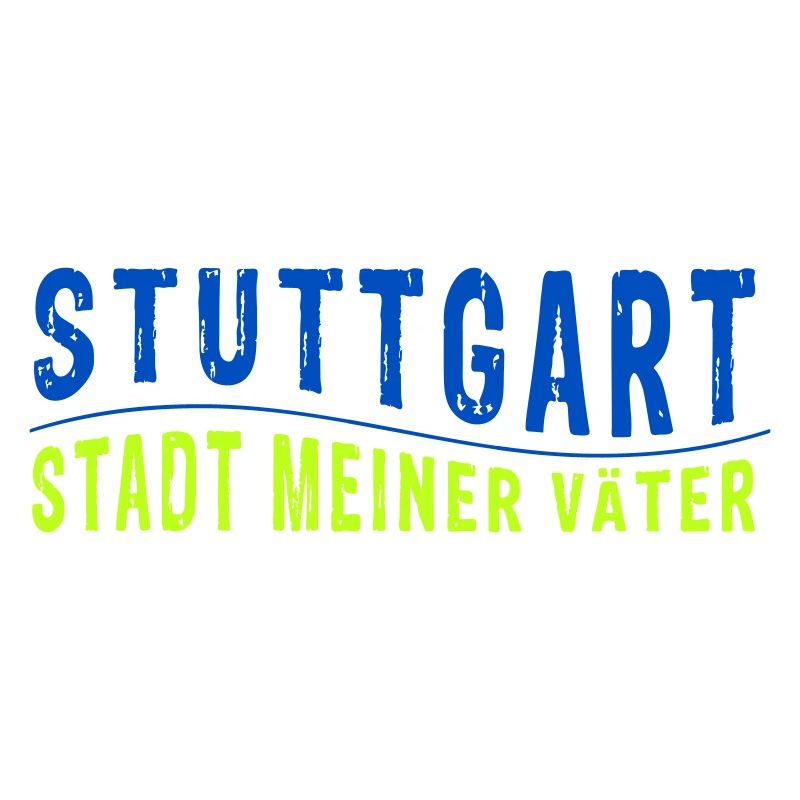 Stuttgart LA CITÉ DE MES PÈRES (illustration vectorielle)