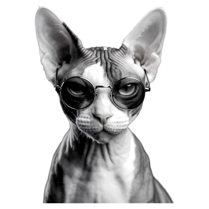 Sphynx peu impressionné