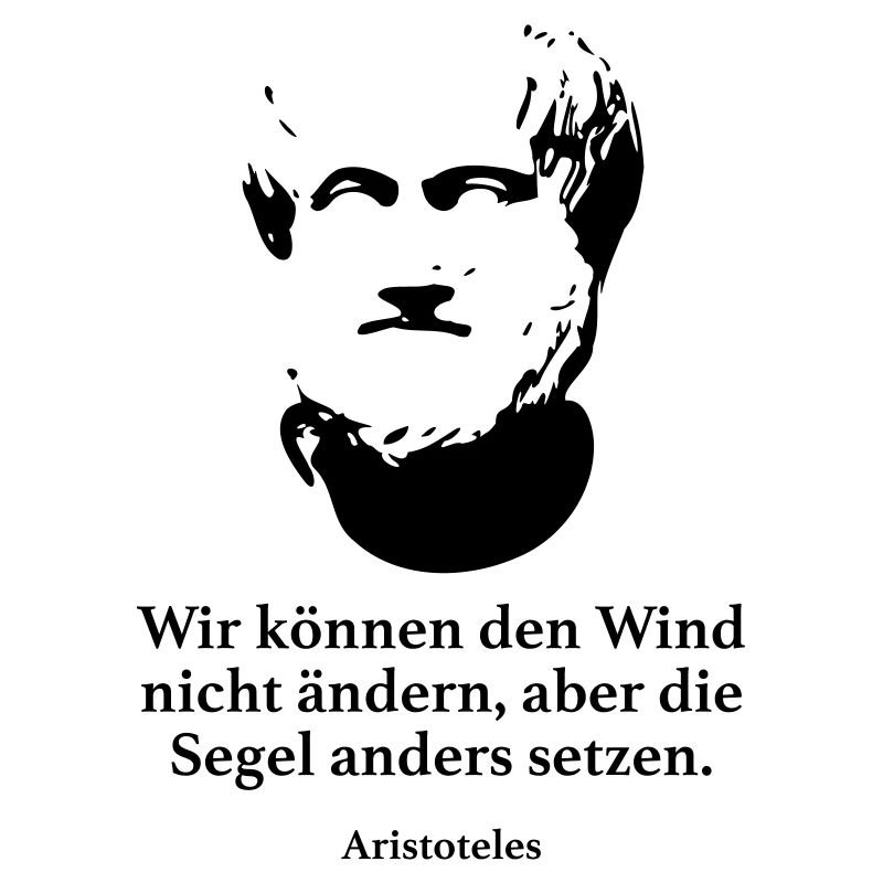 Aristoteles: Wir können den Wind nicht ändern, ab