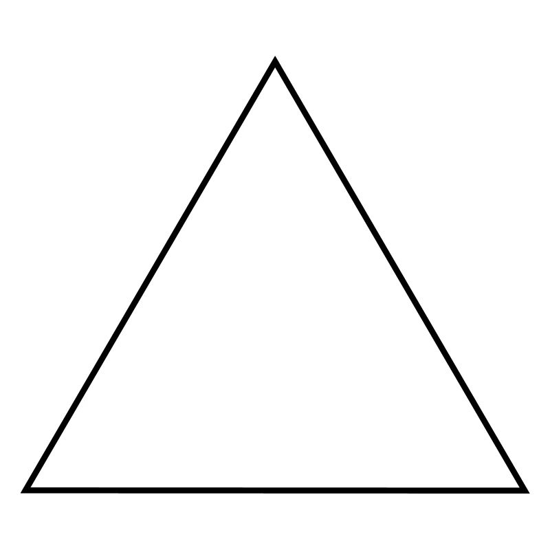 Triangle / / isosceles equilateral / / frame