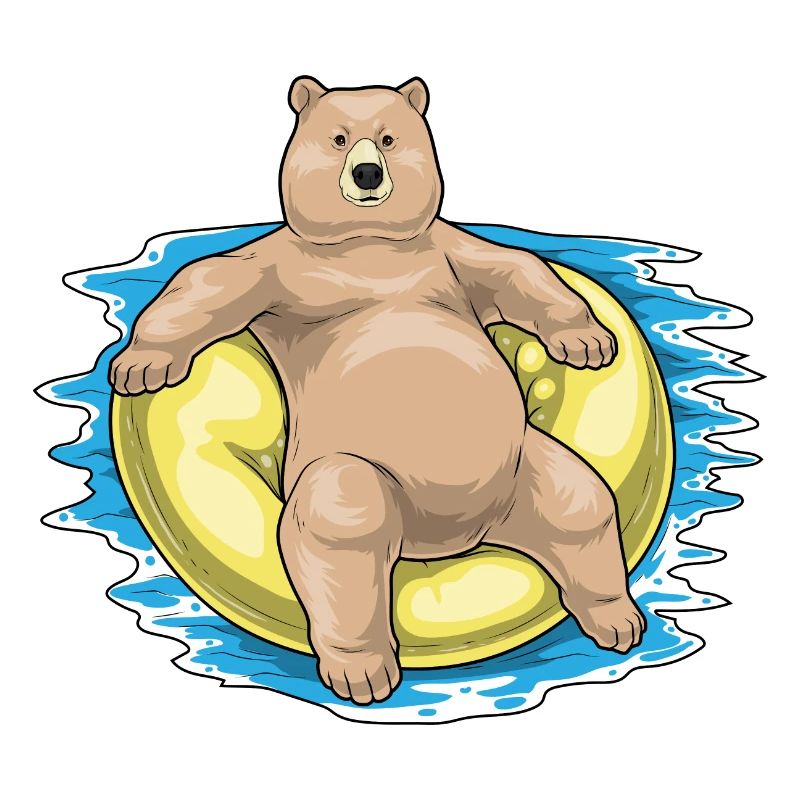 Bär Sommer Rettungsring