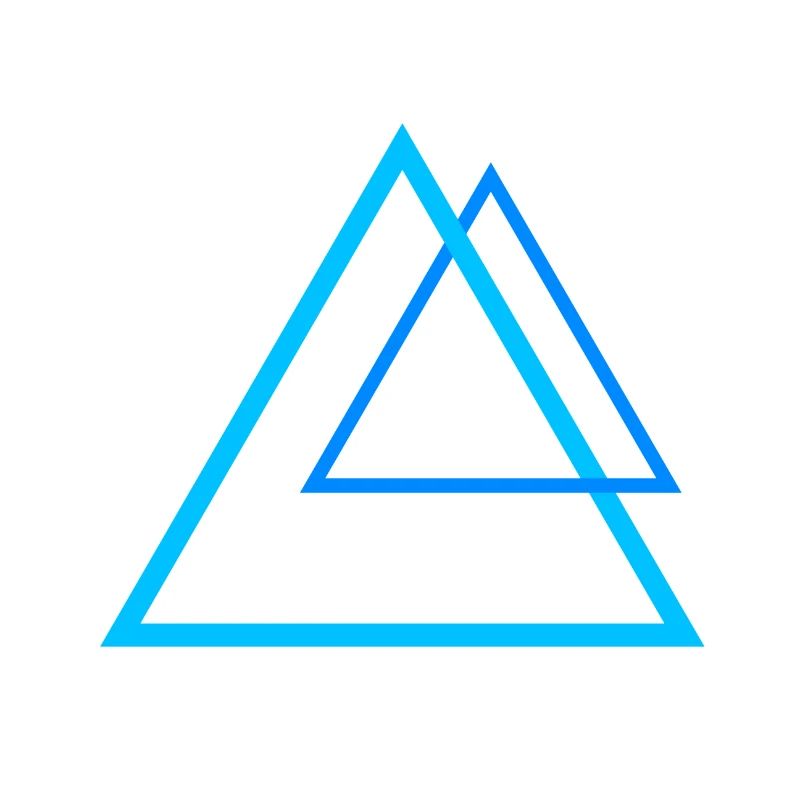 Force pyramids in blue