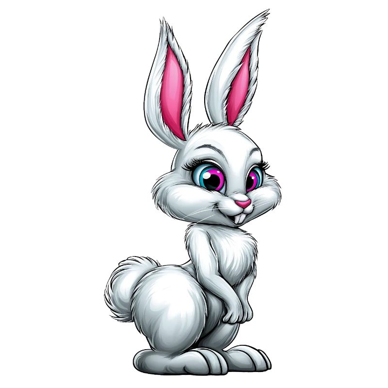 mignon lapin blanc :)