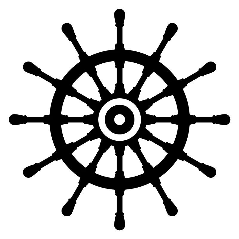Ship Steering Wheel