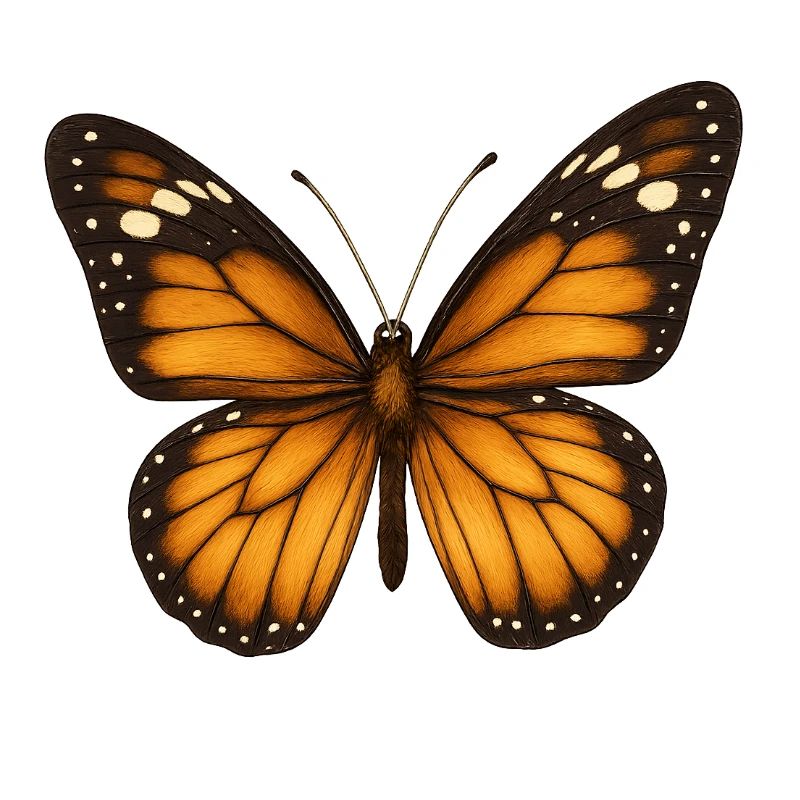 Monarch butterflies – delicate & majestic