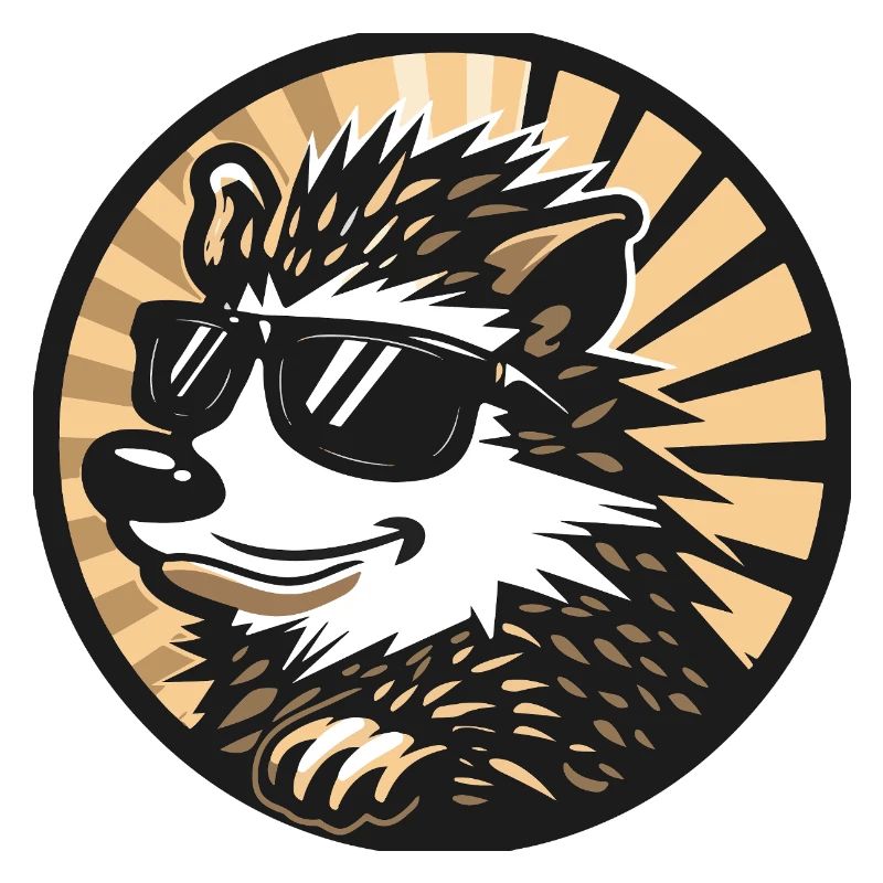 hérisson bande dessinée cool