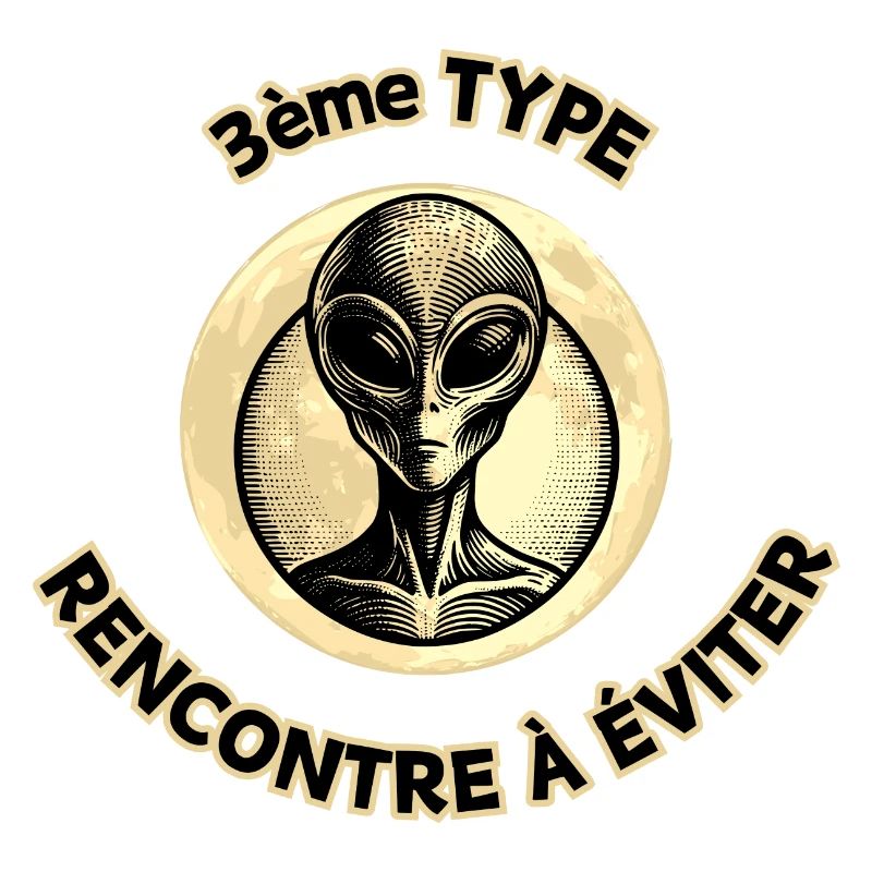 3rd type Alien extratrestre UFO humor