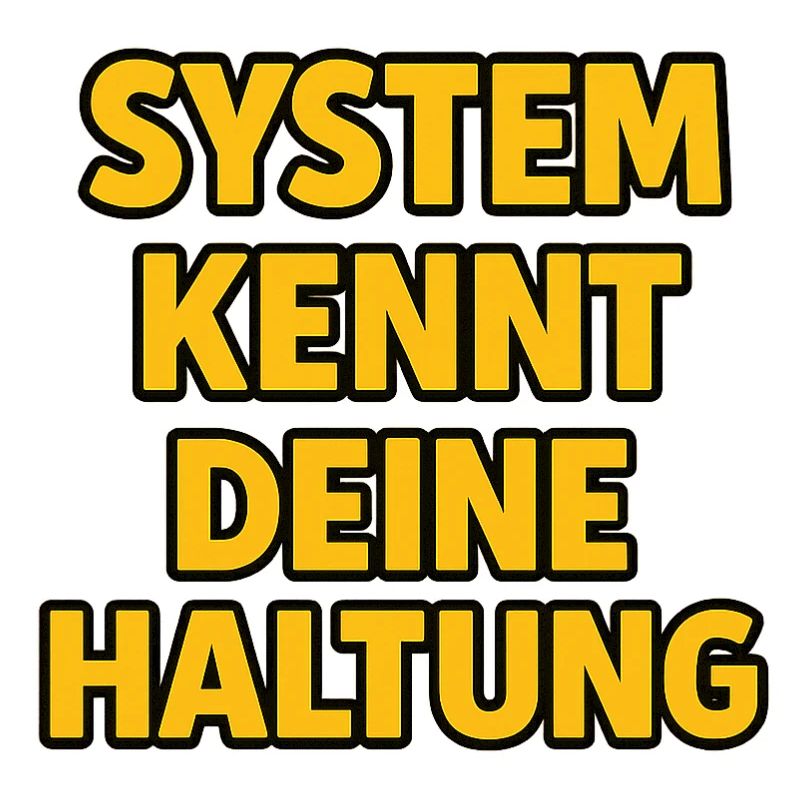 System kennt deine Haltung