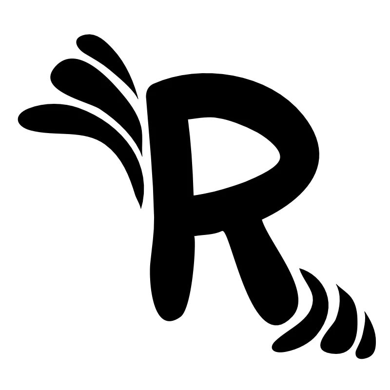 Letter R & Pattern