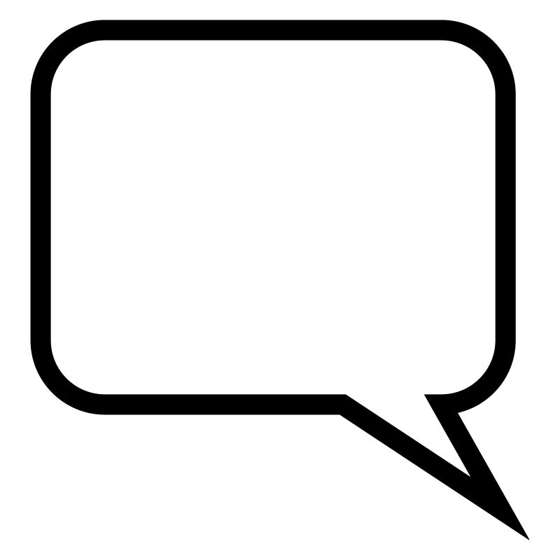 Sprechblase // Comic // Spruch machen // Aussage