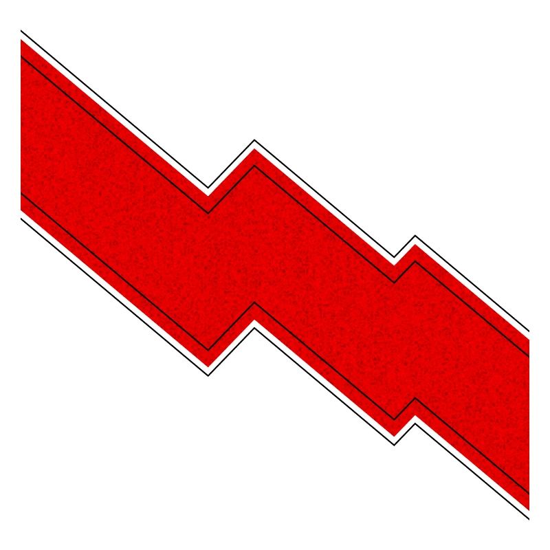 Roter Blitz Zeichen Geschenk
