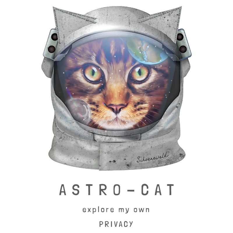 | de chat de l’espace Chat astronaute dans l’espace