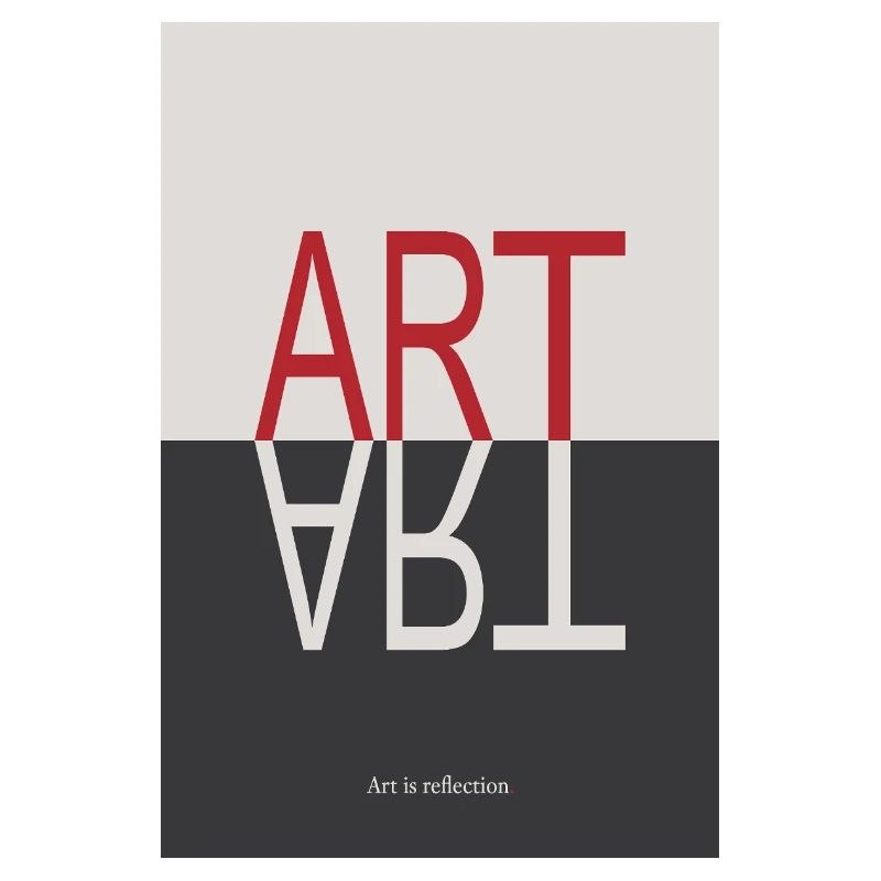 Affiche ART Reflection Minimalist Concept