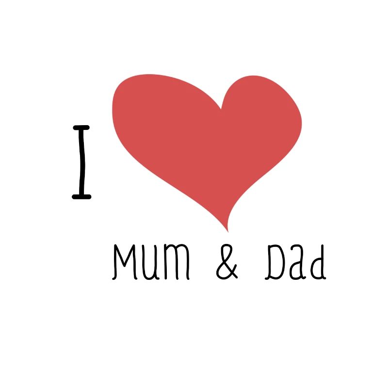 J'aime Luv Mum & Dad BLACK LABELED
